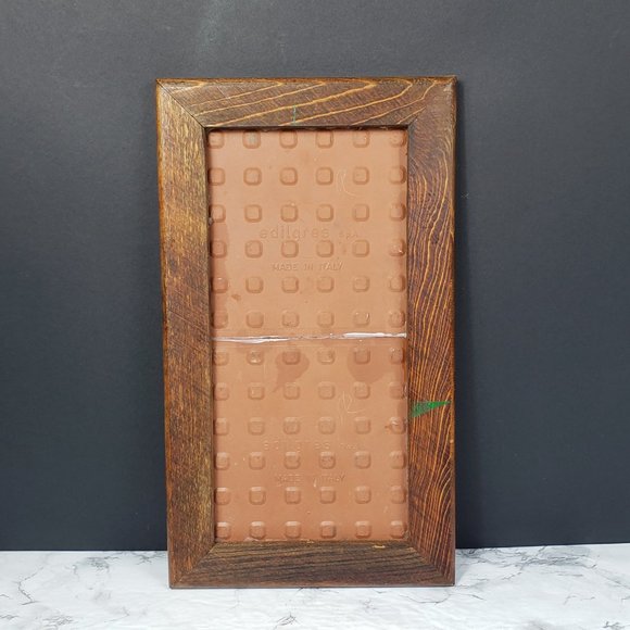 Italian Tile Wood Red Peppers Trivet Wall Decor Vintage - Picture 6 of 13